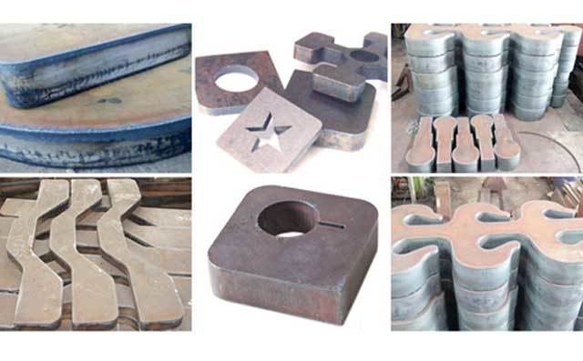 龍門式數(shù)控火焰切割機(jī)切割樣件 龍門式數(shù)控火焰切割機(jī)切割樣件